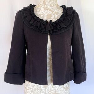 Nanette Lenore Linen Blend Cropped Jacket Blazer